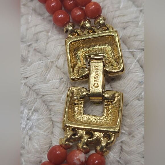 Monet beaded tripple stranded long necklace - Picture 4 of 10